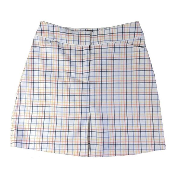 Tail White Label Performance Golf ⛳️ Built in Shorts Skirt Plaid Size 10 - Picture 1 of 5